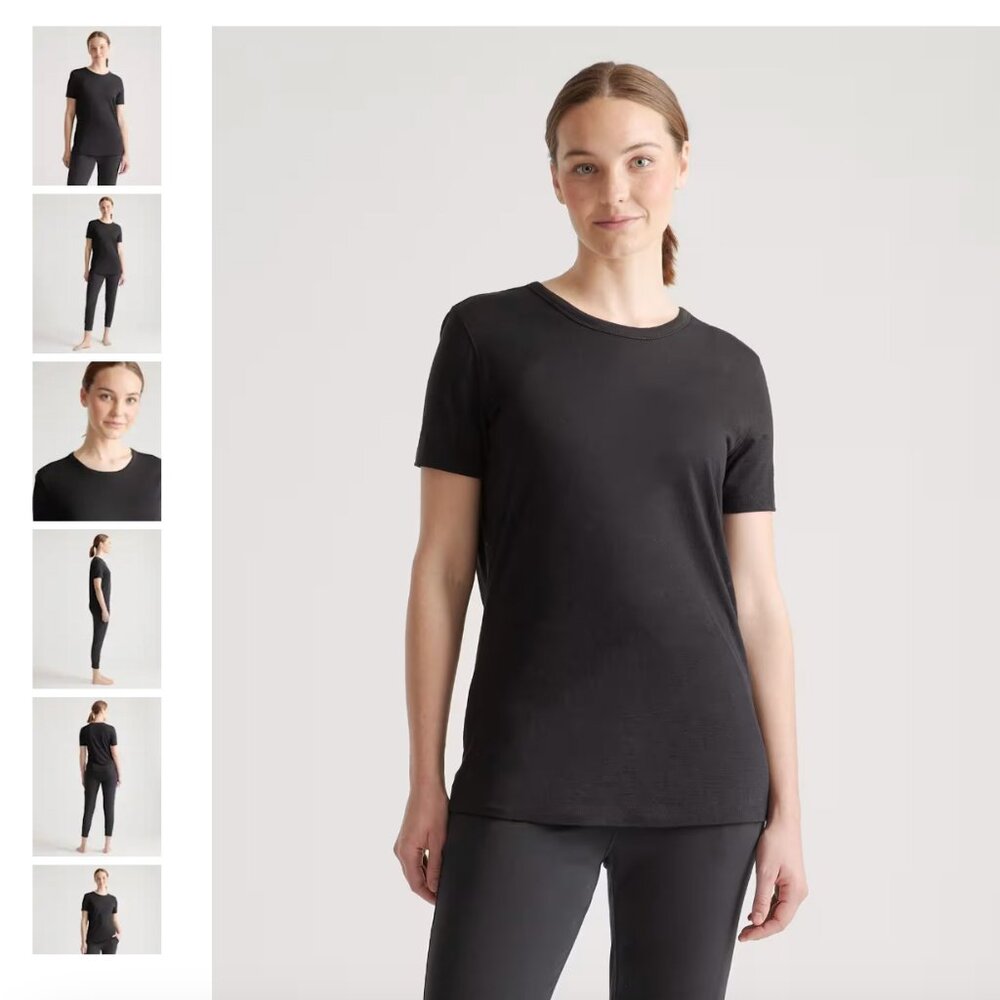 Quince 100% Merino Wool All-Season Base Layer Tee NWT